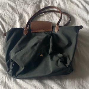 Longchamp large pliage grey selling as is